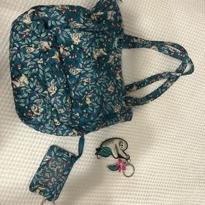 Vera Bradley purse, keychain and zip id holder